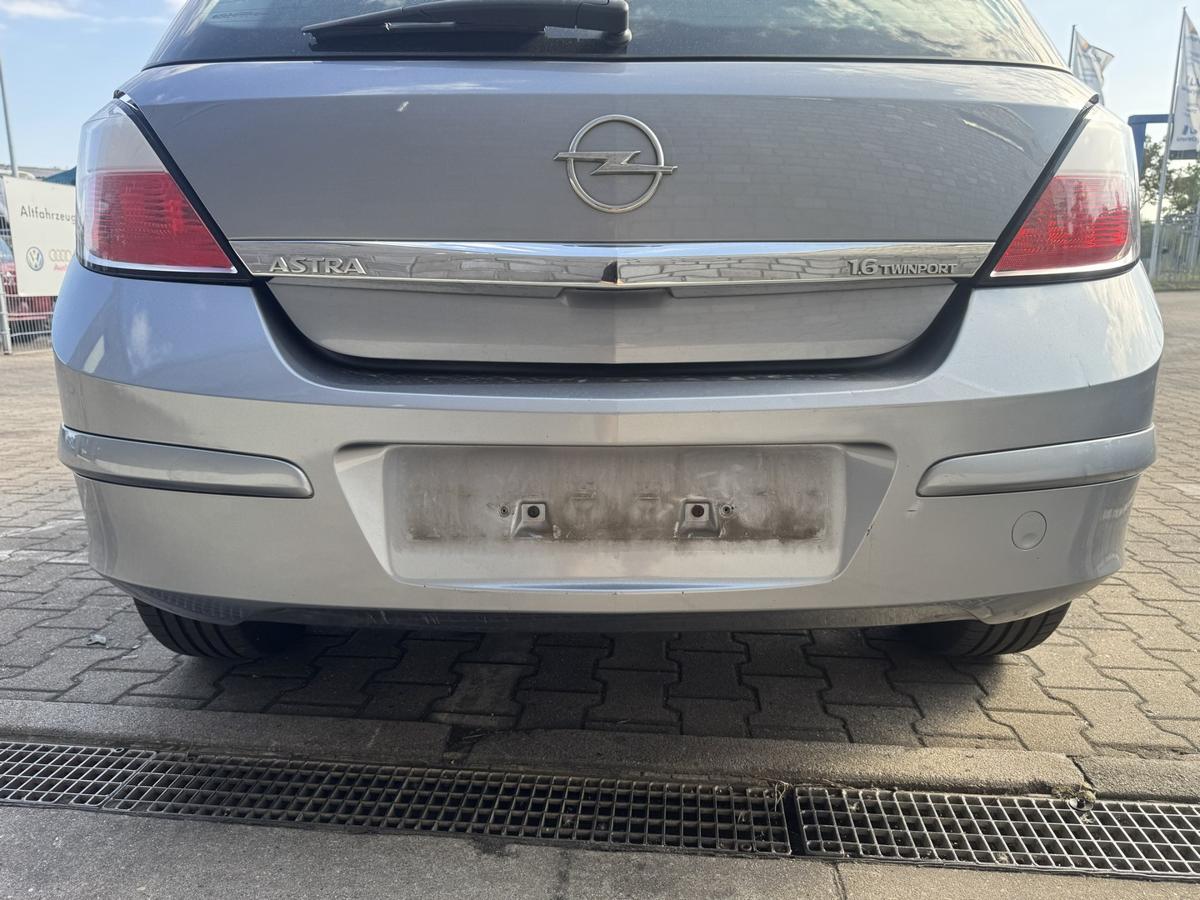 Opel Astra H original Sto&szlig;stange Stossf&auml;nger hinten Z163 Lichtsilber Flie&szlig;heck Bj.2006
